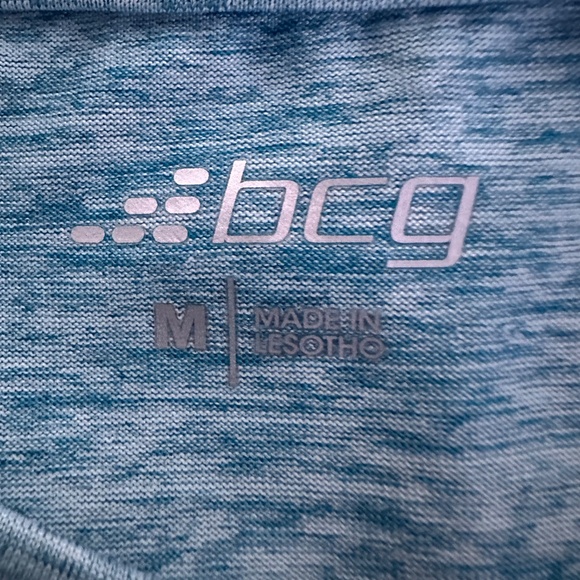 bcg Activewear Top Long Sleeve Green Ombre - Picture 5 of 6